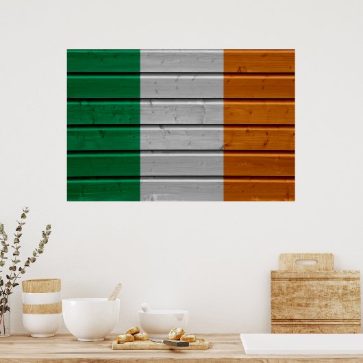 Ireland Woodplank Poster (Küche)