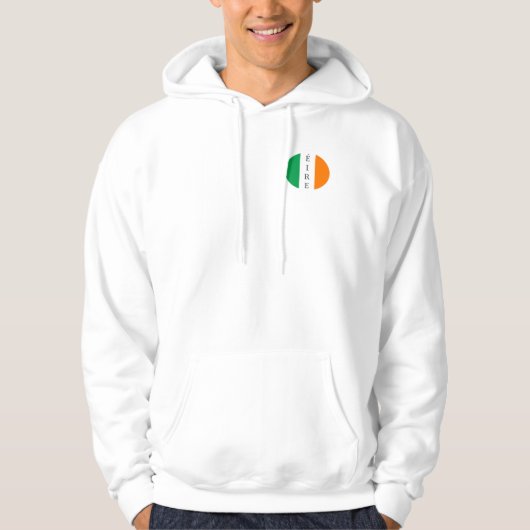 Ireland Zip Hoodie - Oval Flag (Vorderseite)