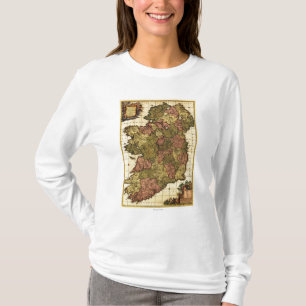 IrelandPanoramic MapIreland T-Shirt