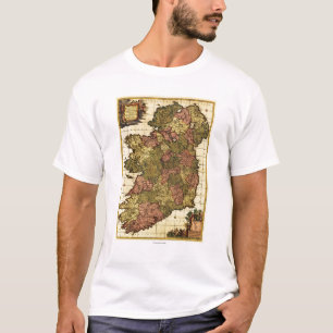IrelandPanoramic MapIreland T-Shirt