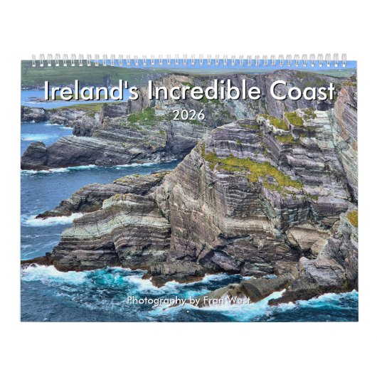 Ireland's Incredible Coast 2026 Calendar Kalender (Titelbild)