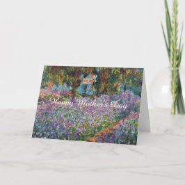 Iren am Monet's Garden Fine Art Mother's Day Karte