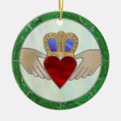 Iren Claddagh Keramik Ornament (Vorne)