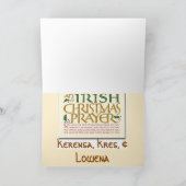 Iren Cristmas Feiertagskarte (Innenseite)