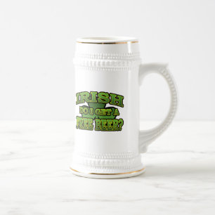 Iren erhalte ich eine freie Bier-Tasse Bierglas