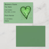 Iren-gewundene Herz-Visitenkarte Visitenkarte (Vorne/Hinten)