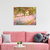 Iren im Garten von Monet Leinwanddruck (Insitu (Wohnzimmer))