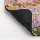 Iren im Garten von Monet Mousepad (Ecke)