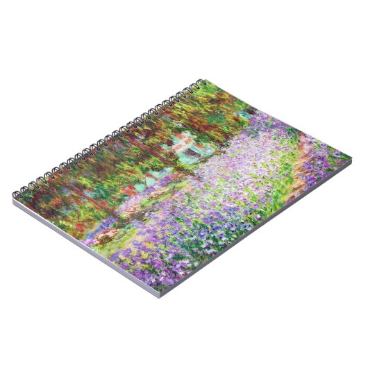 Iren im Monet's Garden Claude Monet Notizblock (Linke Seite)