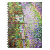 Iren im Monet's Garden Claude Monet Notizblock (Vorderseite)