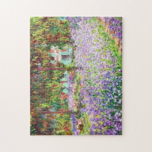 Iren im Monet's Garden Claude Monet Puzzle (Vertikal)