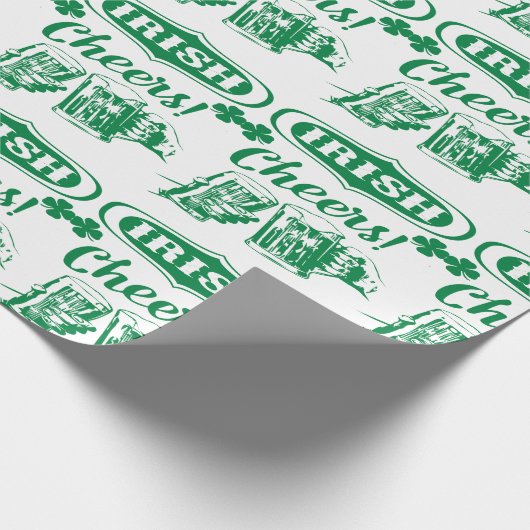 Iren-Irland-Geschenk-Packpapier Geschenkpapier (Ecke)
