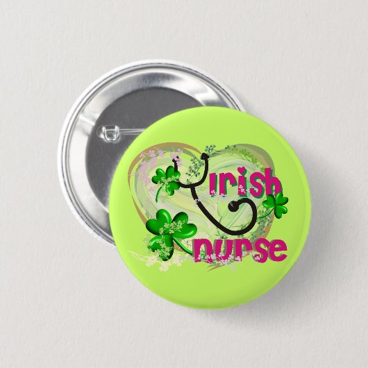Iren-Krankenschwester-T - Shirts und Geschenke Button (Vorne & Hinten)