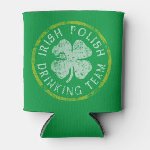 Iren-polnisches trinkendes Team St. Patricks Tages Dosenkühler