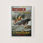 Iren rächen das Lusitania_Propaganda-Poster Puzzle (Vertikal)