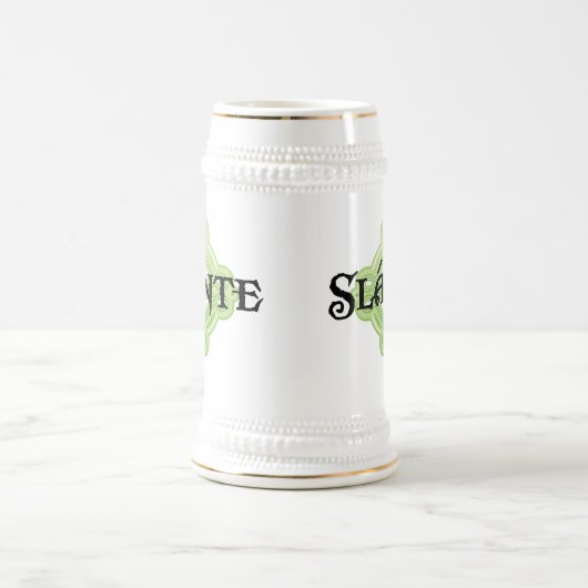 Iren-Slainte Bier Stein Bierglas (Mittel)