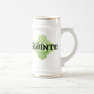 Iren-Slainte Bier Stein Bierglas