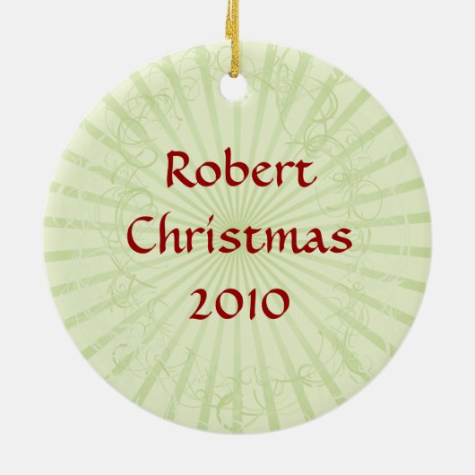 Iren-Slainte Weihnachtsverzierung Keramikornament (Hinten)