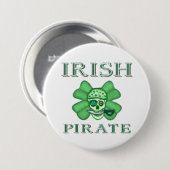 Iren-St Patrick Tag kapert Knopf Button (Vorne & Hinten)