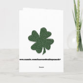 Iren-St Patrick Tagesgeschenke Karte (Rückseite)