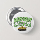 Iren-St Patrick Tagesknopf Button (Vorne & Hinten)