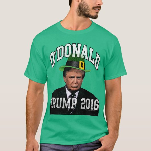 Iren-St. Patricks O'Donald Trumpf-2016 lustiger T-Shirt (Vorderseite)