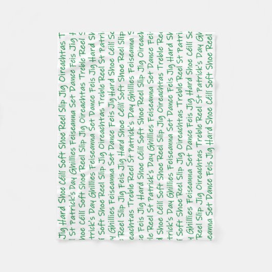 Iren-Tanz Fleecedecke (Vorderseite)