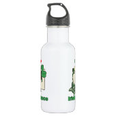Iren-Tanz-Herz Edelstahlflasche (Rückseite)