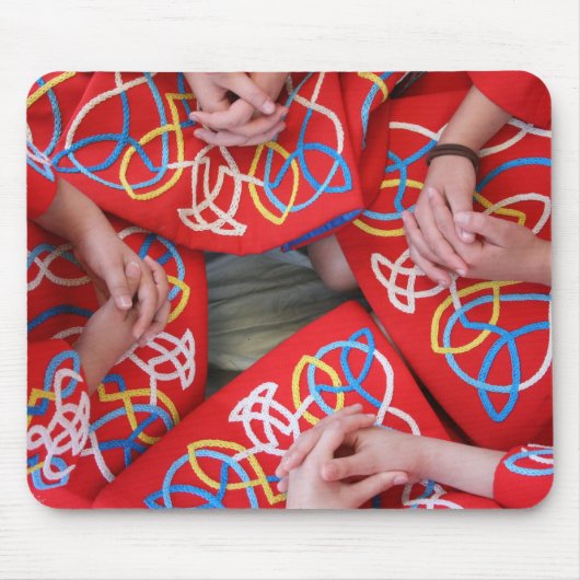 Iren tanzen rotes Kleid Mousepad (Vorne)