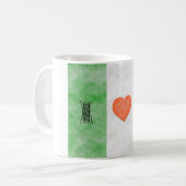 Iren-Tasse der Liebe I Kaffeetasse (Vorderseite Links)