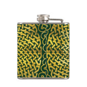 Iren vierblättriges Kleeblatt mit keltischem Flachmann (Rückseite)