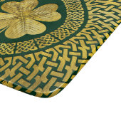 Iren vierblättriges Kleeblatt mit keltischem Schneidebrett (Ecke)