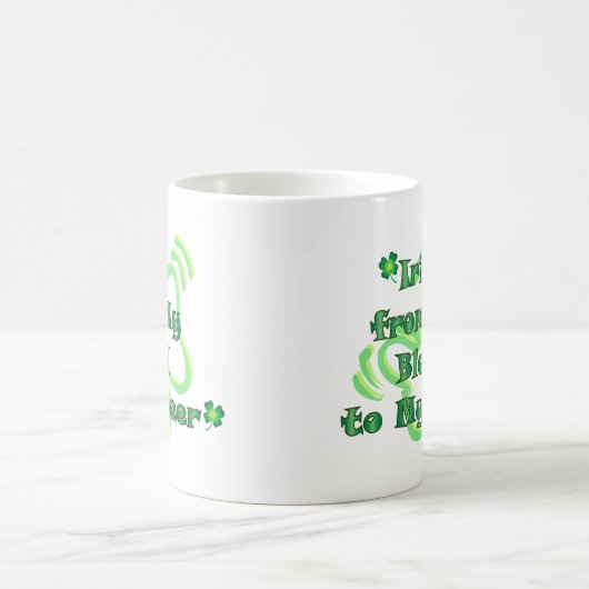 Iren von Blut zu Bier Kaffeetasse (Mittel)