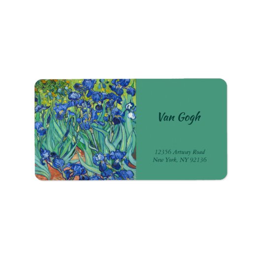 Iren von Van Gogh Adressaufkleber (Vorne)