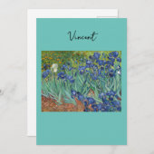 Iren von Van Gogh Feiertagskarte (Vorne/Hinten)