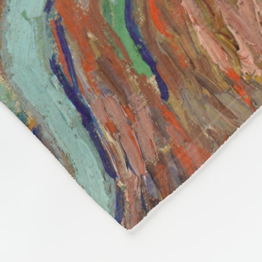 Iren von Van Gogh Fleecedecke (Ecke)
