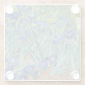 Iren von Van Gogh Glasuntersetzer (Rückseite)