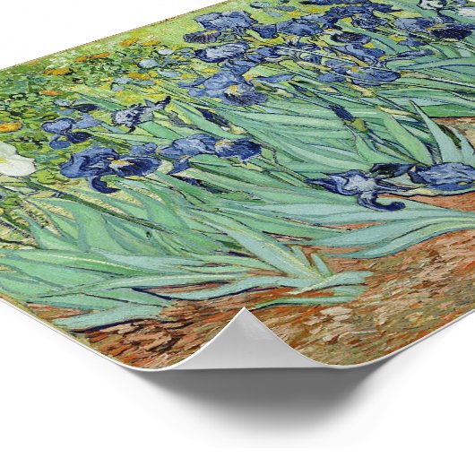 Iren von Van Gogh Poster (Ecke)