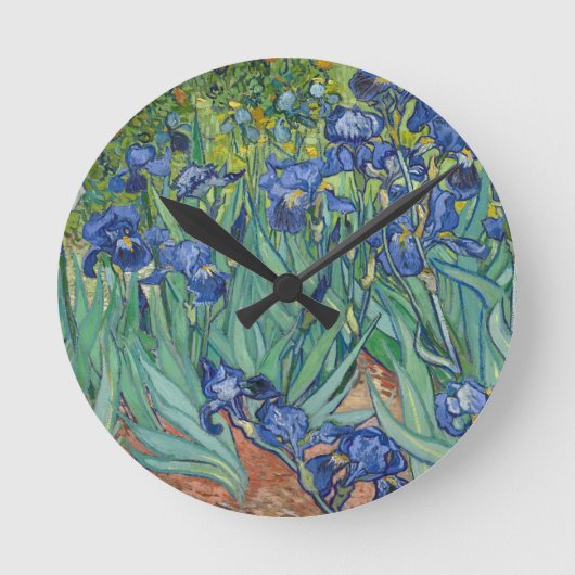Iren von Van Gogh Runde Wanduhr (Vorderseite)
