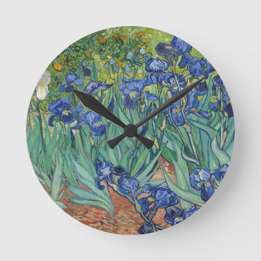 Iren von Van Gogh Runde Wanduhr (Vorderseite)