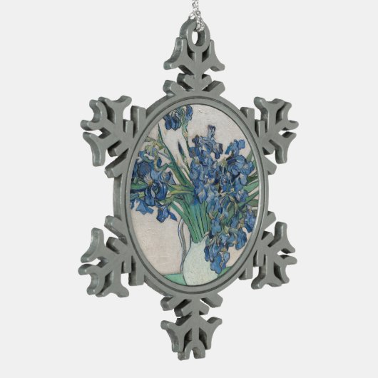 Iren von van Gogh: Schneeflocken Zinn-Ornament (Links)