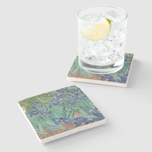 Iren von Van Gogh Steinuntersetzer (Seitenansicht)