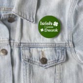 Iren war ich betrunkener Knopf Button (Beispiel)