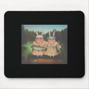 Irena Aizen Rabbits Niedlich Bunny Rabbit Lover Os Mousepad