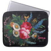 Irena Viktorianisch Bouquet Neoprene Laptop Sleeve (Vorderseite)