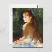 Irene Cahen d Anvers von Pierre Renoir Postkarte (Vorne/Hinten)
