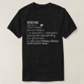 Irene Name Irene Definition Irene weibliche Name I T-Shirt (Design vorne)