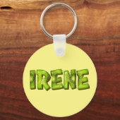 Irene Name Kiwi Design Schlüsselanhänger (Vorderseite)