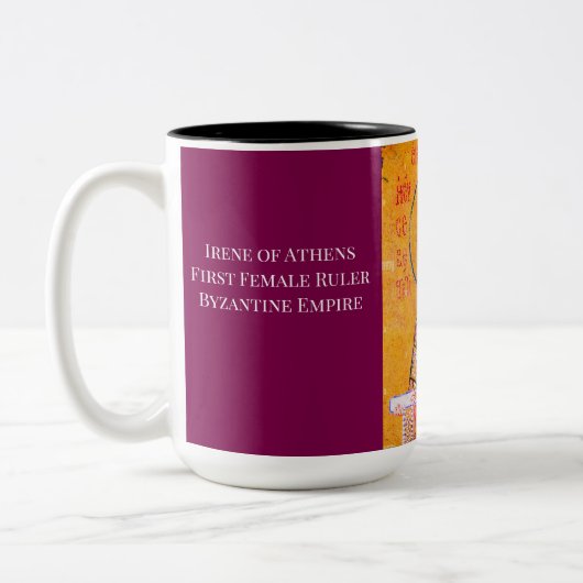 Irene von der Athener Tasse (Links)