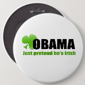 Irenobama-Knopf Button (Vorne & Hinten)